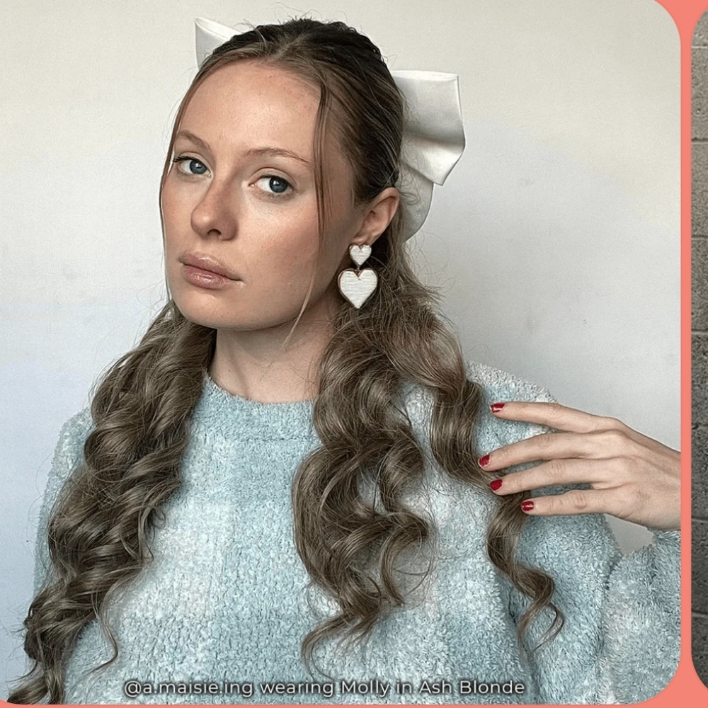 Insert name here INH Molly Ash Brown - Ponytail Clip Extention NEW